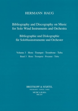 Haug, Hermann Bibliographie und Diskographie fr Soloblasinstrumente