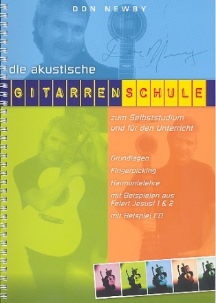 Die akustische Gitarrenschule (+CD) f�r Gitarre/tab