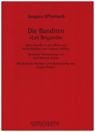 Die Banditen Oper in drei Akten Textbuch (dt)