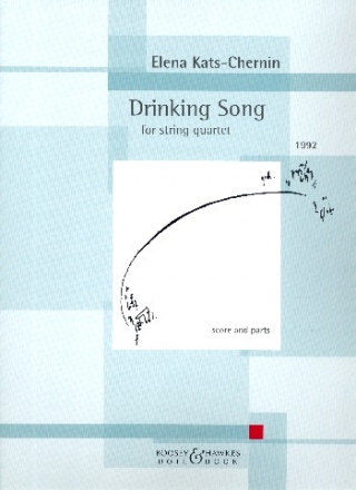 Drinking Song fr Streichquartett Partitur und Stimmen