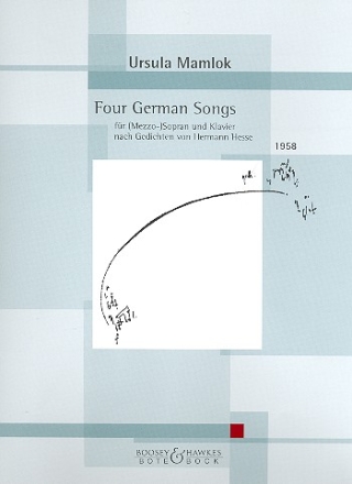 4 german Songs fr Sopran (Mezzosopran) und Klavier
