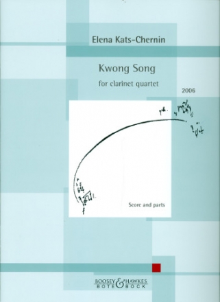 Kwong Song fr 3 Klarinetten und Bassklarinette Partitur und Stimmen