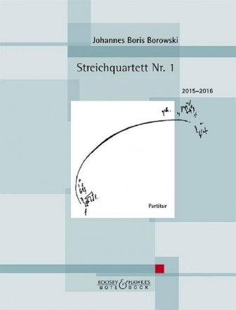 Quartett Nr.1 fr Streichquartett Partitur