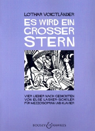 Es wird ein groer Stern fr Mezzosopran und Klavier Partitur