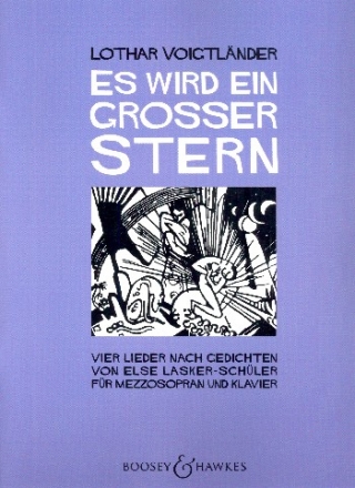 Es wird ein groer Stern fr Mezzosopran und Klavier Partitur