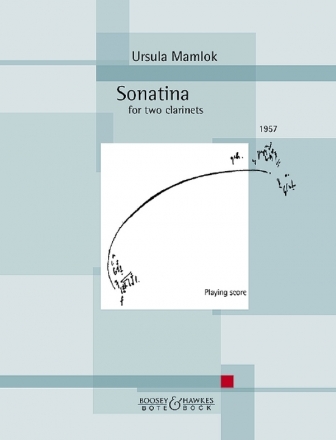 Sonatina fr 2 Klarinetten Spielpartitur (enthlt 2 Spielpartituren)