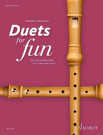 Duets for Fun fr 2 Sopranblockflten Spielpartitur