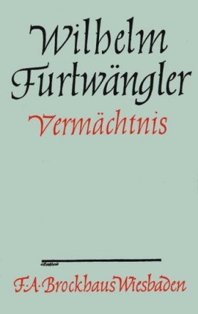 Vermchtnis Nachgelassene Schriften