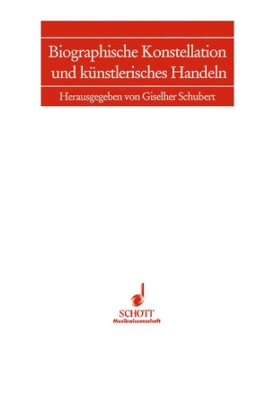 Biographische Konstellation und knstlerisches Handeln Band 6