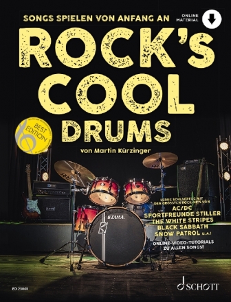 Rock's cool Drums Band 1 (+Online Audio) fr Schlagzeug