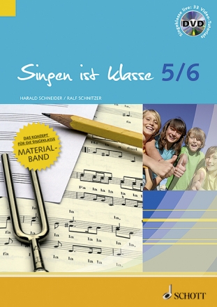 Singen ist klasse 5/6 - Paket (+CD) and DVD fr Gesang Paket - Lehrerband mit DVD (ED 21538) und Schlerheft mit CD (ED 21537