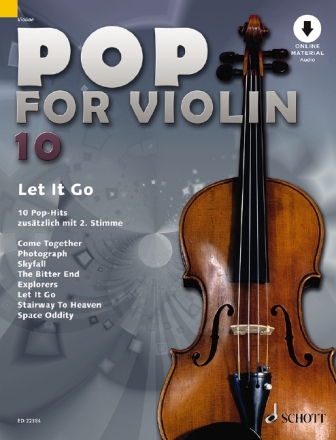 Pop for Violin Band 10 (+Online Audio) fr 1-2 Violinen Spielpartitur