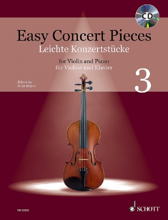 Leichte Konzertstcke Band 3 (+CD) fr Violine und Klavier