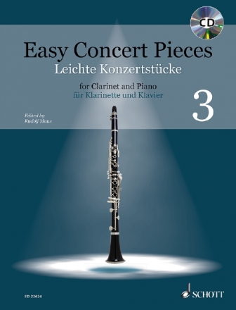 Leichte Konzertstcke Band 3 (+CD) fr Klarinette und Klavier