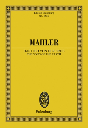 Das Lied von der Erde fr Alt, Tenor und Orchester Studienpartitur