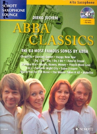 Abba Classics (+CD) fr Altsaxophon (mit Texten und Akkorden) (Klavier ad lib)