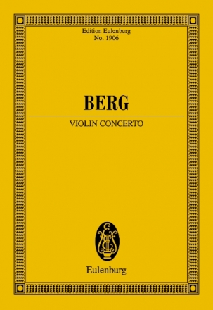 Konzert fr Violine und Orchester Studienpartitur