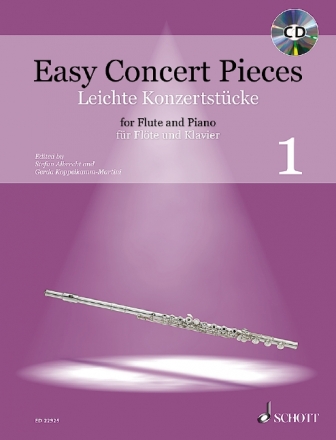 Easy Concert Pieces vol.1 (+CD) for flute and piano