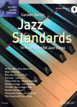 Jazz Standards (+Online Audio) fr Klavier mit Akkorden