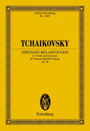 Srnade Mlancolique b-Moll op.26 CW91 fr Violine und Orchester Studienpartitur