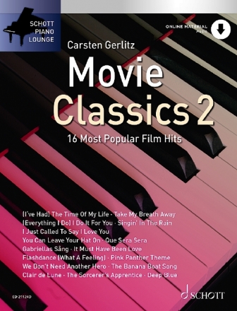 Movie Classics vol.2 (+online audio) fr Klavier (mit Text und Akkorden)