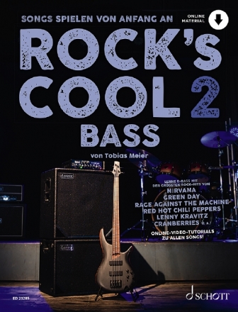 Rock's Cool Bass Band 2 (+Online Material) fr E-Bass/Tabulatur