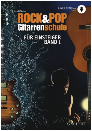 Rock & Pop Gitarrenschule Band 1 (+Online Audio) fr Gitarre/Tabulatur