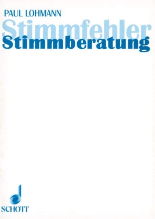 Stimmfehler - Stimmberatung Erkennen und Behandlung der Sngerfehler in Frage und Antwort