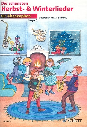 Die schnsten Herbst- und Winterlieder fr 1-2 Altsaxophone Spielpartitur