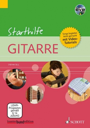 Starthilfe Gitarre inklusive Tuner von KORG - Paket Gitarre Ausgabe mit DVD