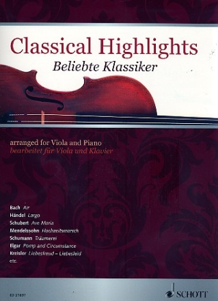 Beliebte Klassiker fr Viola und Klavier