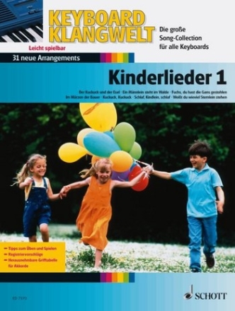 Kinderlieder Band 1 - 31 neue Arrangements fr Keyboard