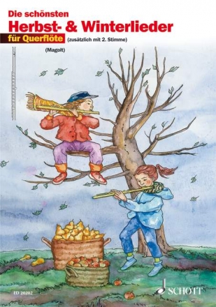 Die schnsten Herbst- und Winterlieder fr 1-2 Flten Spielpartitur