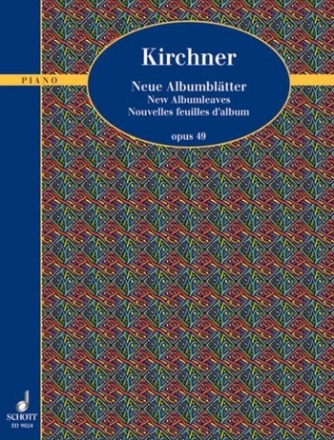 Neue Albumbltter op. 49 fr Klavier