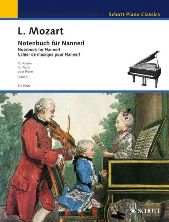 Notenbuch fr Nannerl fr Klavier