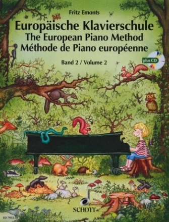 Europische Klavierschule Band 2 (+CD) fr Klavier