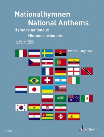 Nationalhymnen - 50 Hymnen fr Gesang und Klavier
