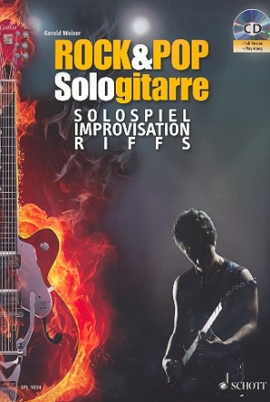 Rock & Pop Sologitarre (+CD) fr Gitarre Lehrbuch