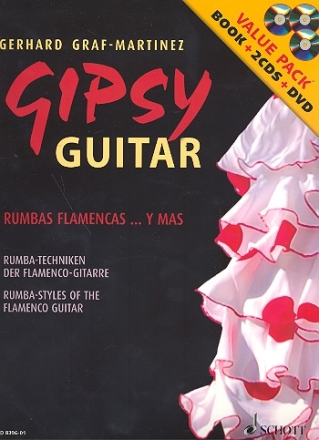 Gipsy Guitar (+CD) and DVD fr Gitarre incl. 2 CDs plus DVD