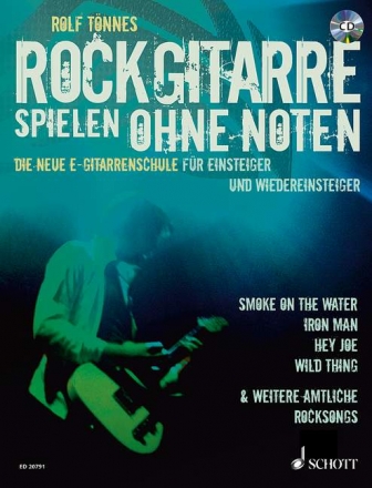 Rock-Gitarre spielen ohne Noten (+CD) fr E-Gitarre