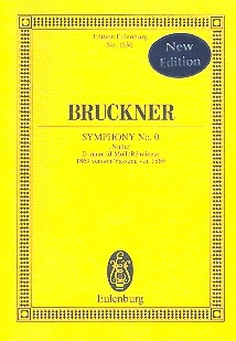 Sinfonie d-Moll Nr.0 Fassung von 1869 für Orchester Studienpartitur
