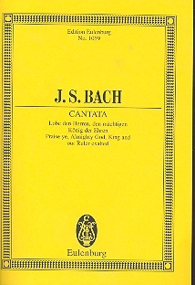 Lobe den Herren den Mächtigen - Kantate Nr.137 BWV137 für Soli, Chor und Orchester Studienpartitur