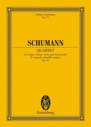 Quartett Es-Dur op.47 fr Klavier und Streichtrio Studienpartitur