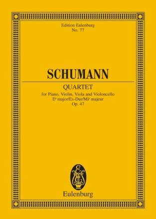 Quartett Es-Dur op.47 fr Klavier und Streichtrio Studienpartitur