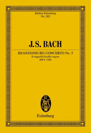 Brandenburgisches Konzert D-Dur Nr.5 BWV1050 fr Orchester Studienpartitur