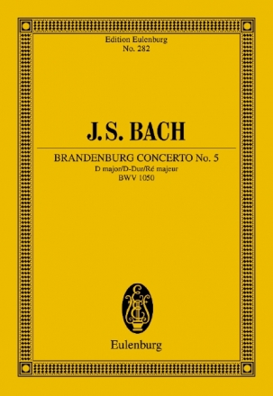 Brandenburgisches Konzert D-Dur Nr.5 BWV1050 fr Orchester Studienpartitur