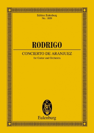 Concierto de Aranjuez für Gitarre und Orchester Studienpartitur