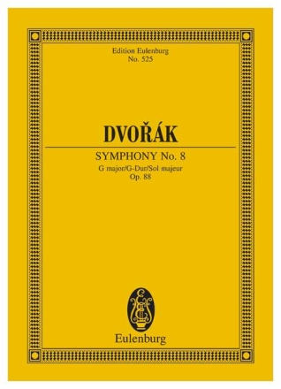 Sinfonie G-Dur Nr.8 op.88 fr Orchester Studienpartitur