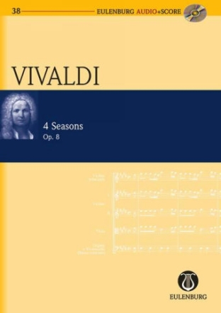 The Four Seasons op.8,1-4 (+CD) for string orchestra study score