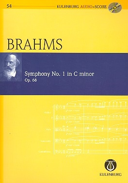 Sinfonie c-Moll Nr.1 op.68 (+CD) fr Orchester Studienpartitur